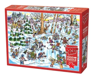 Puzzle 1000 Hokejowe miasteczko 112630 - Cobble Hill
