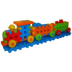 Klocki konstrukcyjne Wesoła ciuchcia - Macyszyn Toys