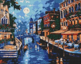 Diamentowa mozaika - Romantyzm Włoch 40x50cm - Ideyka