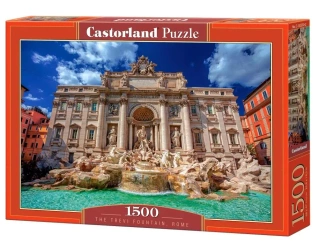 Puzzle 1500 The Trevi Fountain, Rome CASTOR - Castorland
