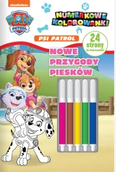 Psi Patrol. Numerkowe kolorowanki. Nowe przygody.. - praca zbiorowa