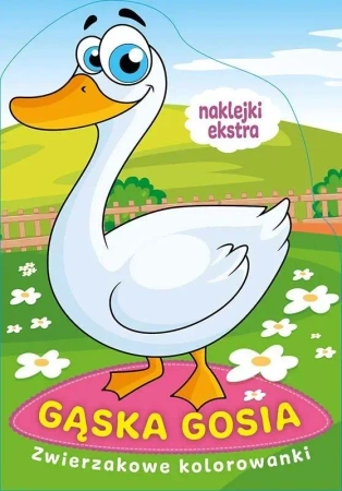 Zwierzakowe kolorowanki. Gąska Gosia - praca zbiorowa