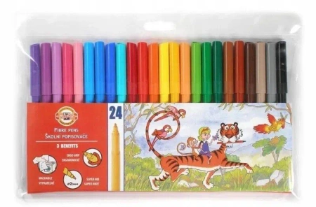 Flamastry 24 kolory - Koh-I-Noor
