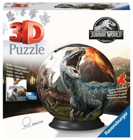 Puzzle 3D 72 Kula Jurassic World - Ravensburger