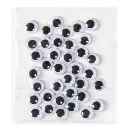 Ruchome oczka 8mm 36szt - Dalprint dpCraft