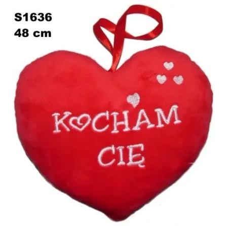 Poduszka Serce 48cm - Sun-Day