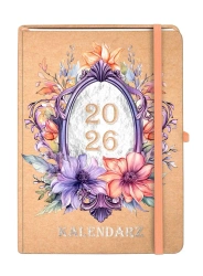 Kalendarz 2026 A5 Kraft TNS Lustro - -