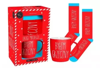 Zestaw kubek + skarpety BN-Byłem grzeczny - Pan Dragon