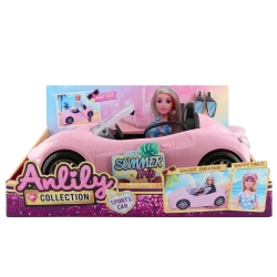 Auto Cabriolet różowy - Madej