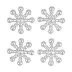 Kryształki samoprzylepne płatki śniegu 24szt - Titanum