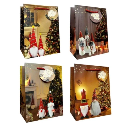 Torebka prezentowa S Boże Narodzenie mix - Ju-Piter