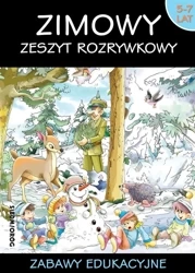 Zimowy zeszyt rozrywkowy. Zabawy edukacyjne - Opracowanie zbiorowe