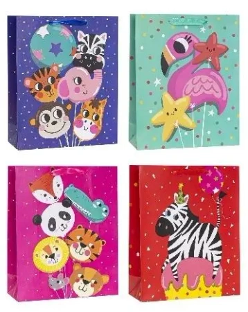 Torebka ozdobna 31x42x12cm dziecięce mix ROZETTE