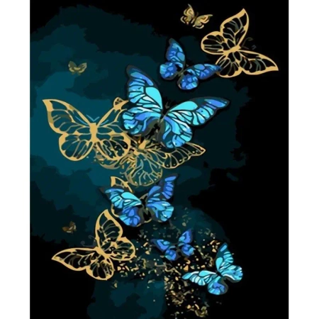 Malowanie po numerach 40x50cm Motyle - Koh-I-Noor