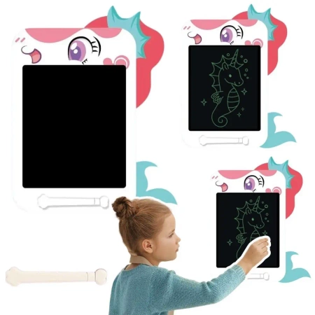 Tablica do rysowania LCD biała - Leantoys