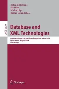 Database and XML Technologies - Bellahsene Zohra
