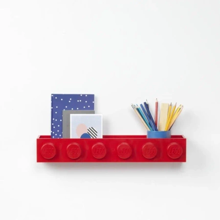 Lego półka podłużna czerwona - NHG