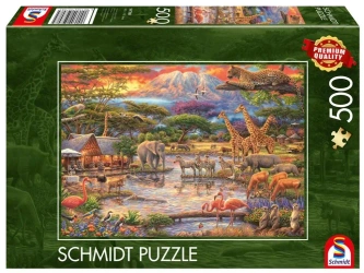 Puzzle PQ 500 Raj pod Kilimandżaro G3 - Schmidt