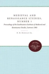 Medieval and Renaissance Studies, Number 1 - Hardison Jr. O. B.
