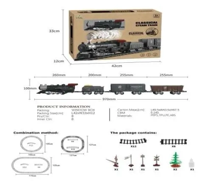 Kolejka dym, światło i dźwięk - Ciuciubabka