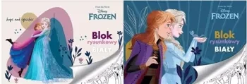 Blok rysunkowy A4/20K biały Frozen - Beniamin