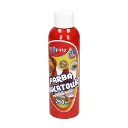 Farba plakatowa czerwona 250ml - InSpiria