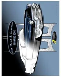 Hot Rods & Customs-1 coloring book - Eric Brockmeyer