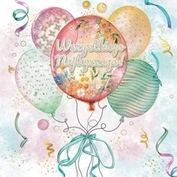 Karnet KW Urodziny - Bukiet Balonów - Henry