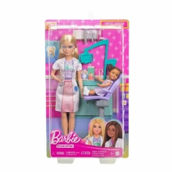 Barbie. JCR74 Lalka dentystka - Mattel