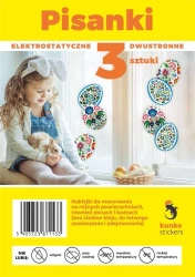 Naklejki Wielkanocne Pisanki 3szt - Kunke