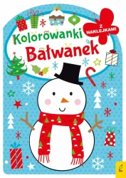 Bałwanek. Kolorowanka z wykrojnikiem - opracowanie zbiorowe