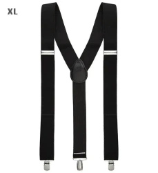 Czarne szelki 115-120cm - Widmann