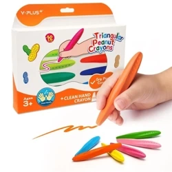 Kredki trójkątne Orzeszki 12szt - Y-Plus