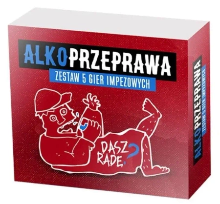 Alkoprzeprawa - zestaw 5 gier imprezowych - Grammi