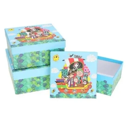 Pudełko prezentowe dziecięce 3szt piraty ROZETTE