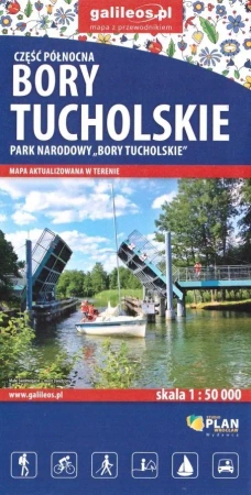 Mapa - Bory Tucholskie-część północna-PN - praca zbiorowa