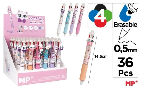 Długopis ścieralny 4-kolorowy Gwiazda (36szt) - MP Main Paper