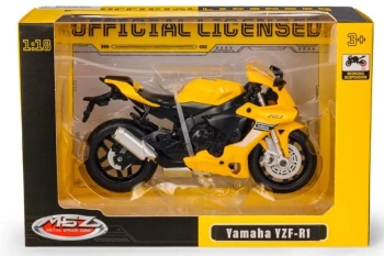 MSZ 1:18 Yamaha YZF-R1 / 67705/yellow - Daffi