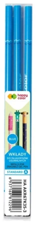 Wkład do długopisu usuwalnego 3szt HAPPY COLOR - GDD