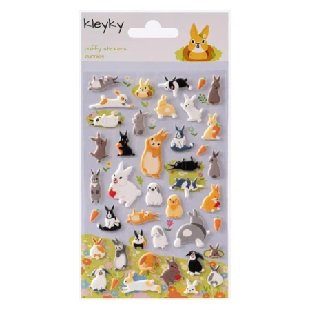 Naklejki wypukłe Zajączki - Narcissus