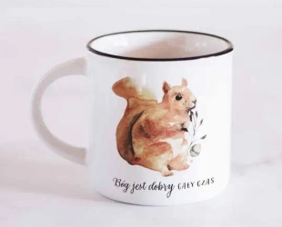Kubek zwierzaczki - wiewiórka - Szaron