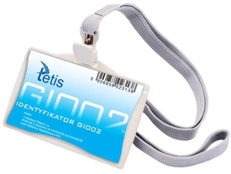 Identyfikator na smyczy 85x35mm GI002 - Tetis