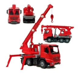 Dźwig Gigant Mercedes Arocs czerwony - Lena