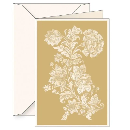 Karnet B6 + koperta 6132 Żółte goździki - Tassotti