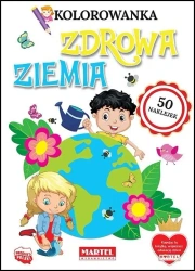 Kolorowanka z naklejkami Zdrowa ziemia - praca zbiorowa