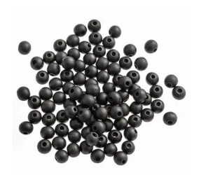 Koraliki drewniane 10mm 100szt matowa czerń - Dalprint dpCraft