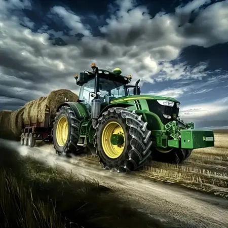 Diamentowa Mozaika Traktor z przyczepą balotów NO-2003100 - Norimpex