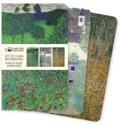 Zestaw 3 notatników Gustav Klimt Krajobrazy - Flame Tree