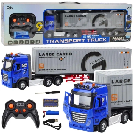 Ciężarówka transportowa z kontenerem RC 1:24 - Leantoys