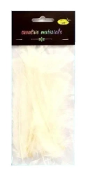 Piórka miękkie białe 15szt - Galeria Hobby